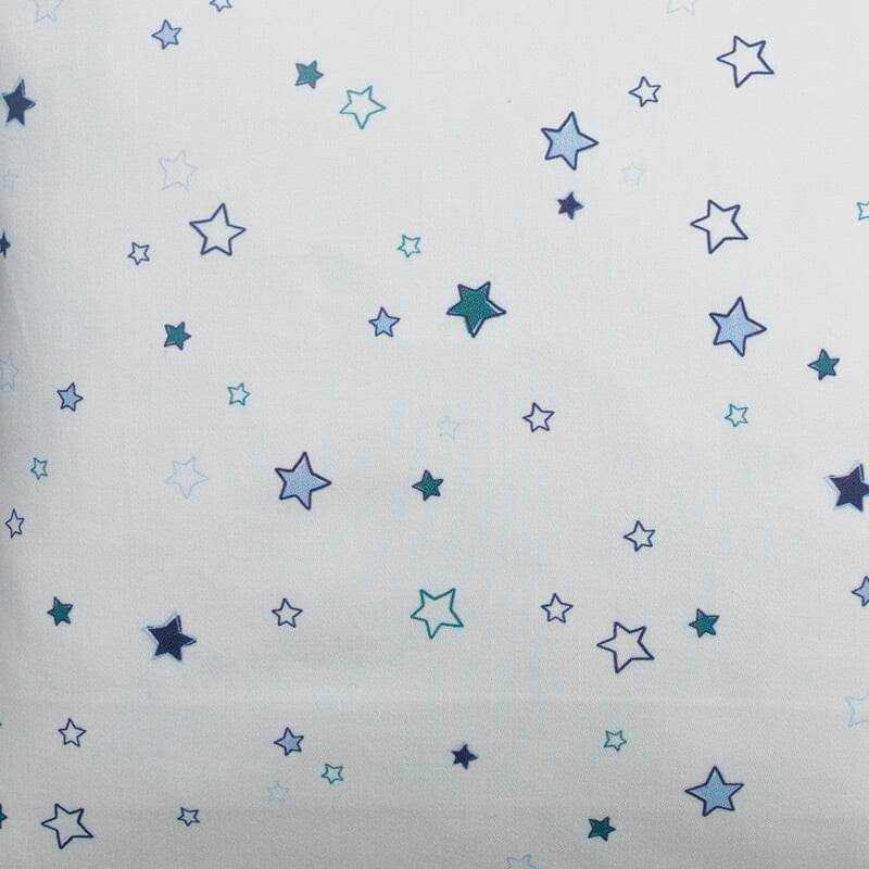 Bio-Baumwollstoff Sterne Grün - KATHA covers