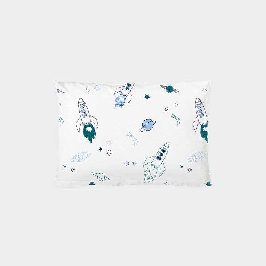 Kinderbettwäsche Rakete 100x135 + 60x40cm - KATHA covers