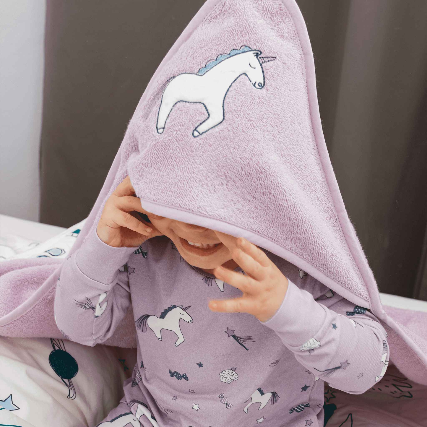 Kapuzenhandtuch Einhorn - KATHA covers