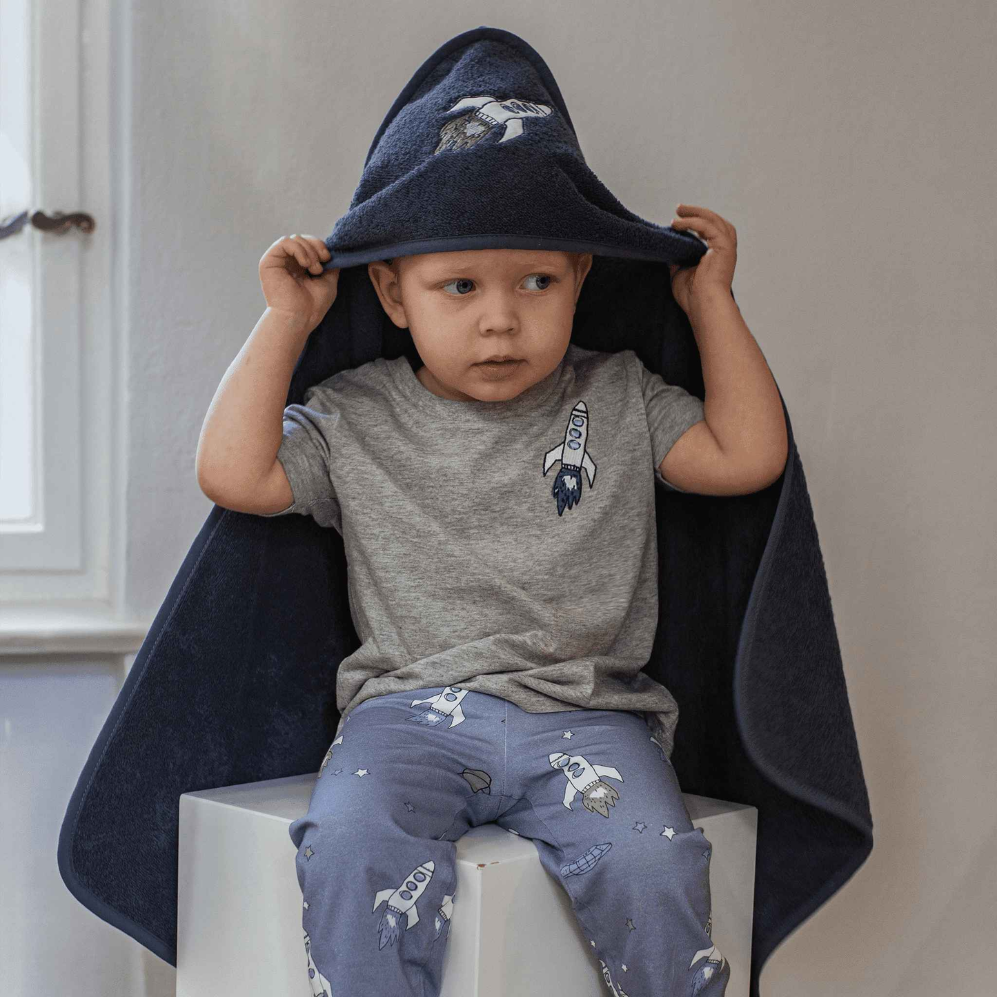 Kapuzenhandtuch Rakete - KATHA covers