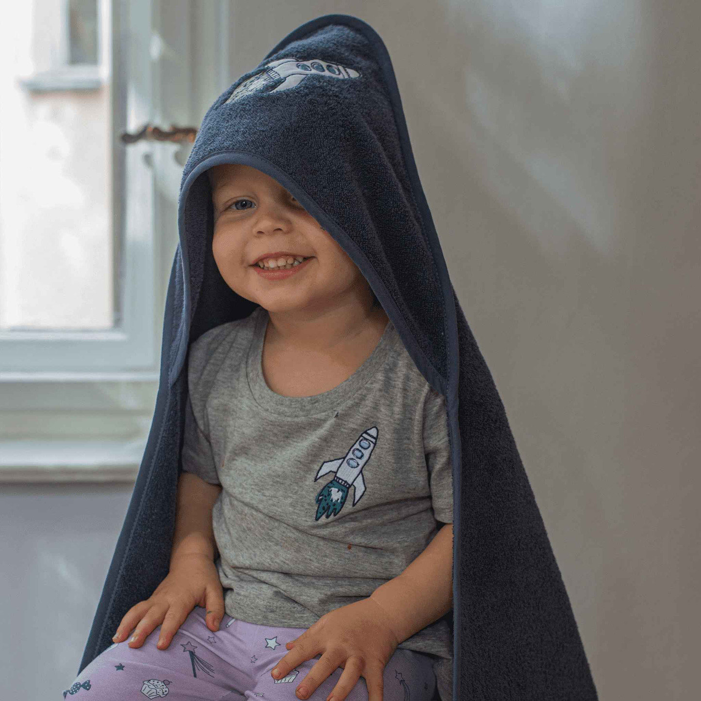 Kapuzenhandtuch Rakete - KATHA covers