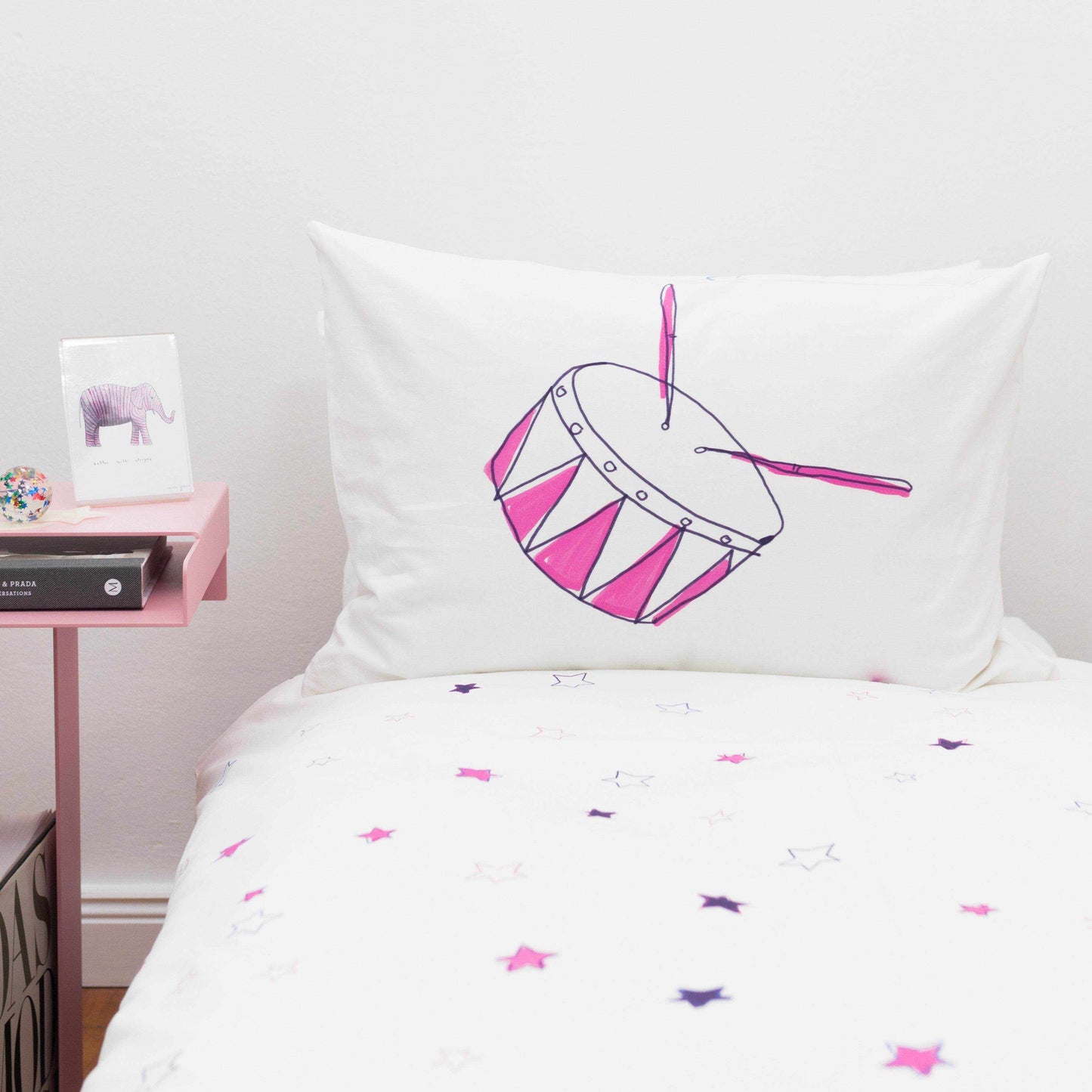 Kissenbezug Dreamy Drum Pink 60x40cm - KATHA covers