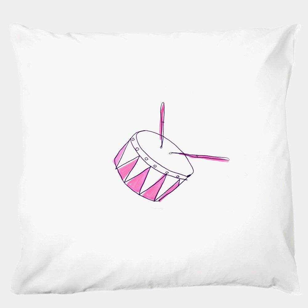 Kissenbezug Dreamy Drum Pink 80x80cm - KATHA covers