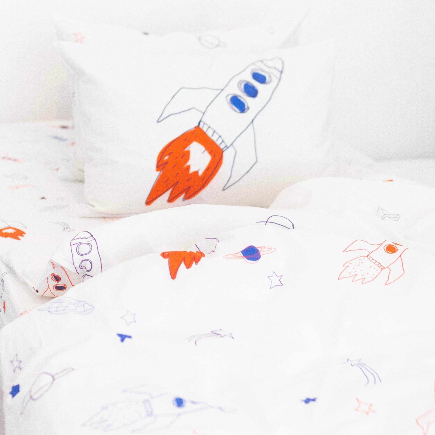 Kissenbezug Ready Rocket Rot 60x40cm - KATHA covers