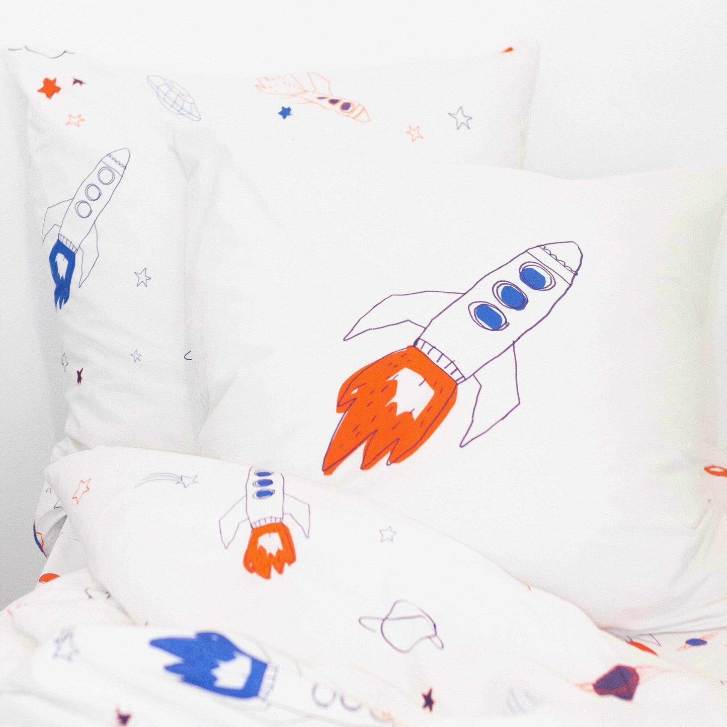 Kissenbezug Ready Rocket Rot 80x80cm - KATHA covers