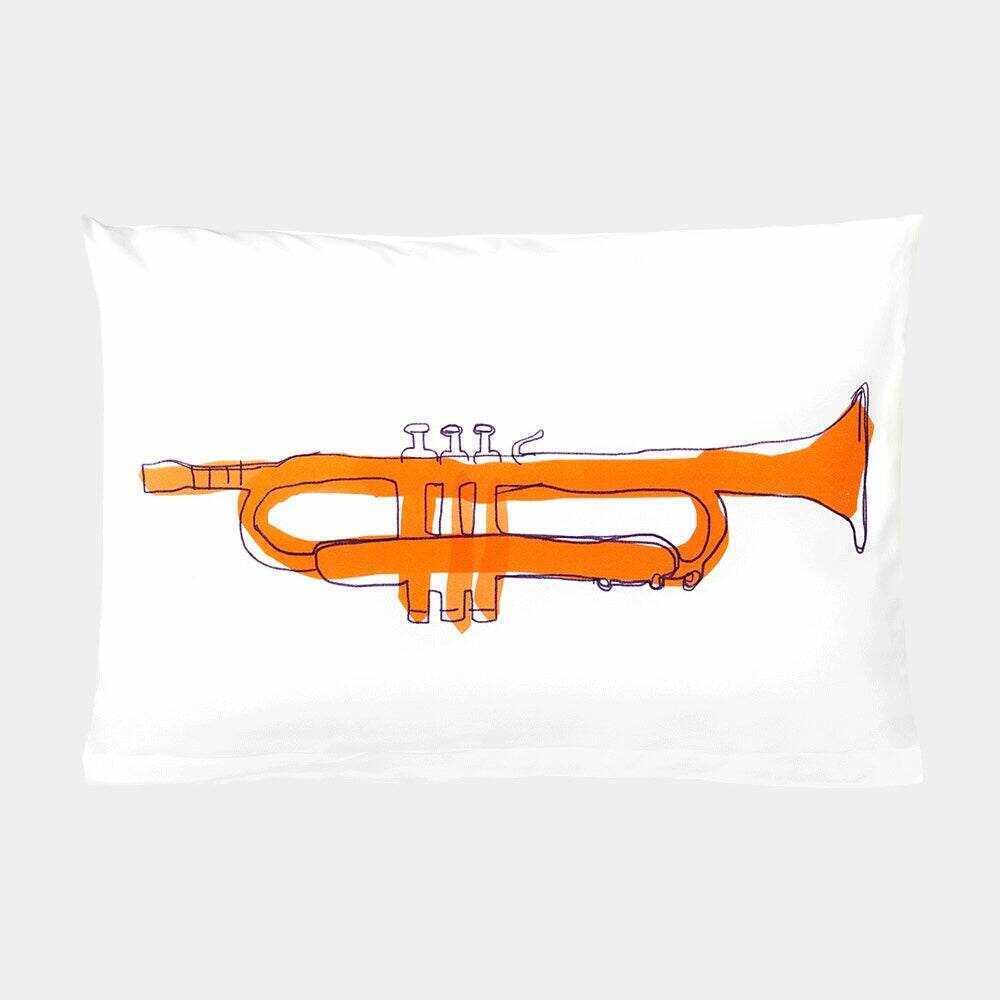 Kissenbezug Tiny Trumpet Orange 60x40cm - KATHA covers