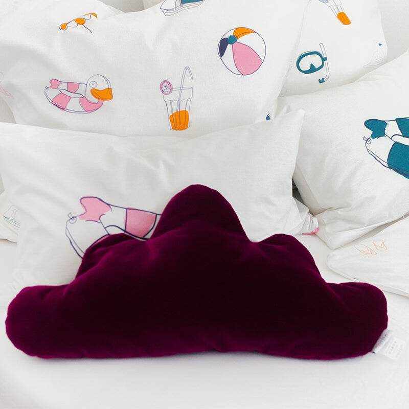 Samtkissen Wolke Gross Pink - KATHA covers