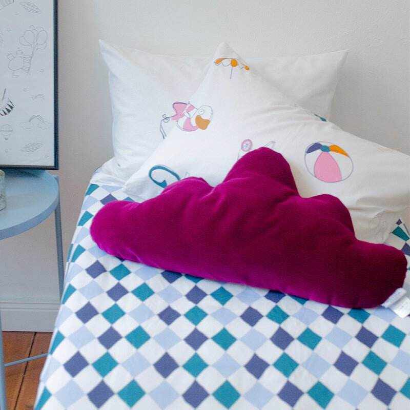 Samtkissen Wolke Gross Pink - KATHA covers