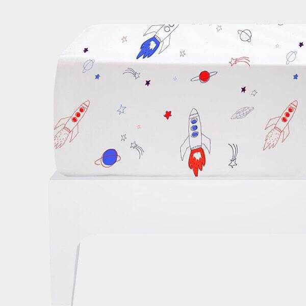 Spannlaken Ready Rocket Rot 70x140 cm - KATHA covers