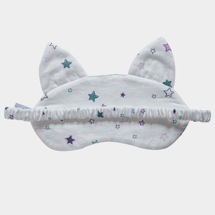 Kinderschlafmaske Schlafohr Sterne Pink - KATHA covers