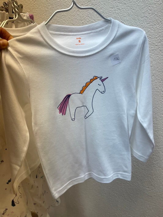 Longsleeve Einhorn Kids S / 96 / 2-3 Jahre