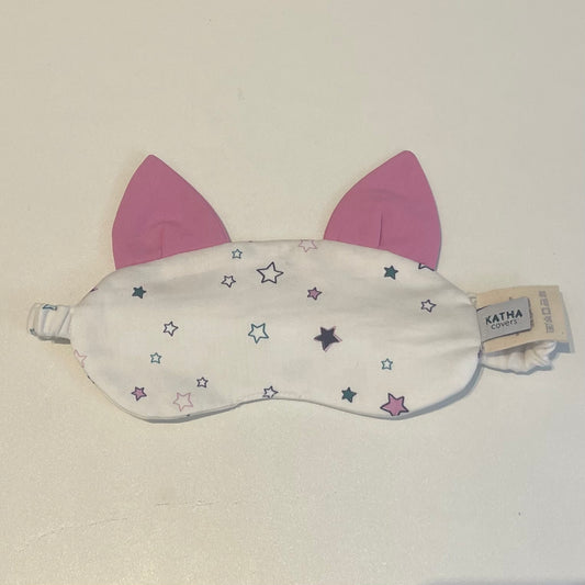 Kinderschlafmaske Schlafohr Sterne Pink Pink - KATHA covers