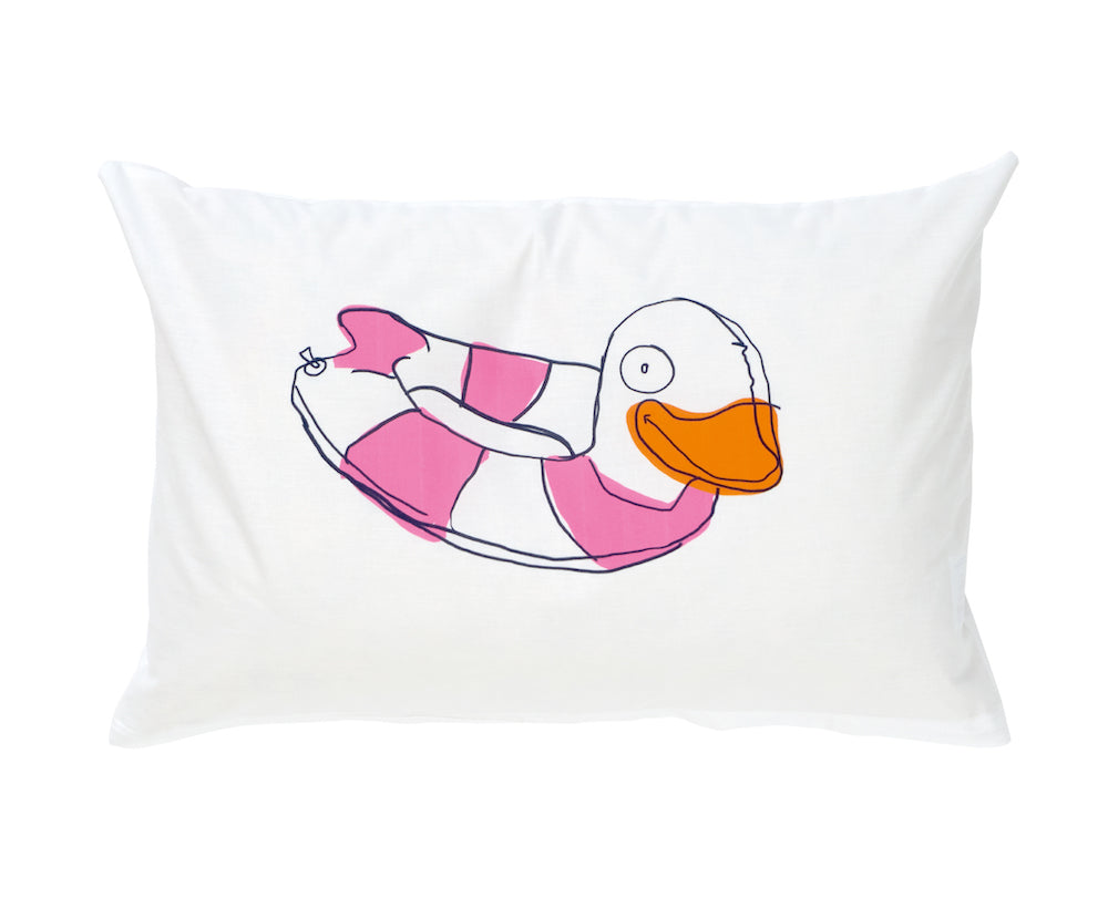 kissenbezug darling duck pink 60x40cm - 0