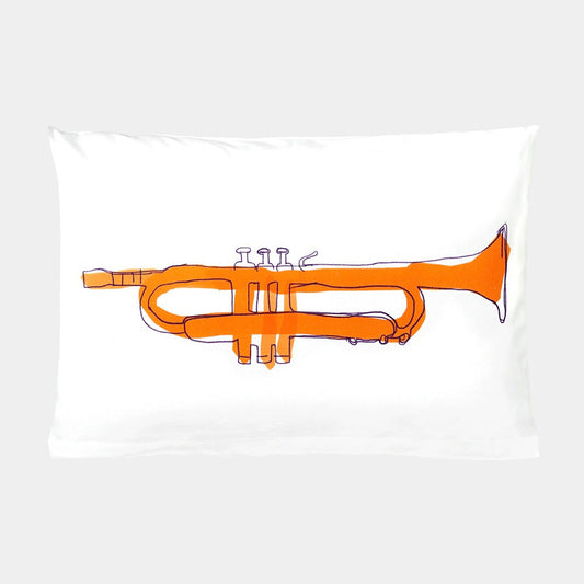 kissenbezug tiny trumpet orange 60x40cm - 0